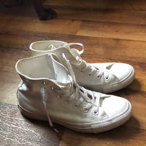 White high top converses